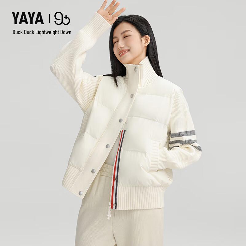 

YAYA Women s Short Knitted High-Neck Down Jacket XL