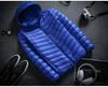 Men's Lightweight Hooded Down Jacket, Ultra-Thin & Plus Size for Autumn/Winter