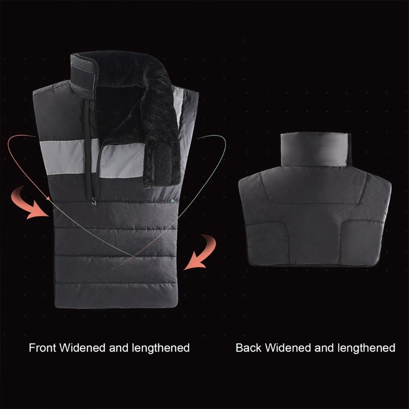 Elder Gift Water Repellent Scarf Skiing Vest Wrap for Neck and Shoulder Back Winter Neck Warmer Outdoor Hikers Elder