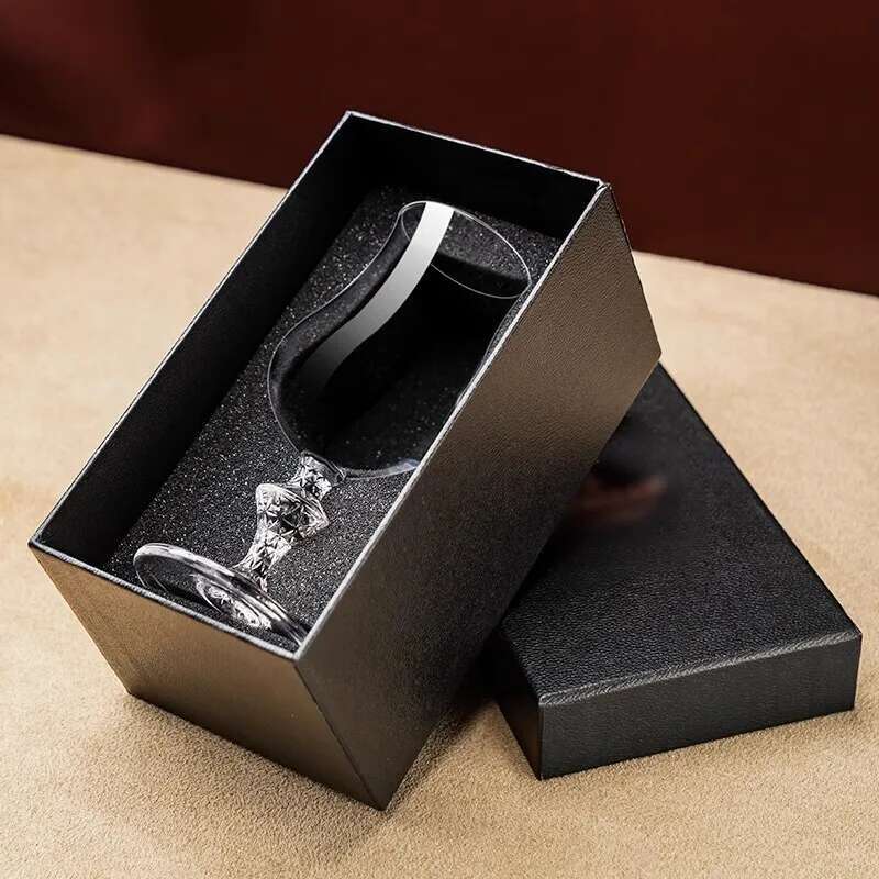 

Macallan Whisky Crystal Glasses With Gift Box King Exclusive Wine Tasting Cup Luxury Carved Chivas Whiskey Brandy Goblet Snifter 170ml