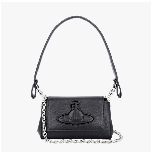 Vivienne Westwood Hazel Vegan Bio Green Shoulder Bag N403