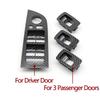 LHD RHD Car Carbon Fiber Window Lift Switch Panel Outer Cover Replacement For BMW 3 Series E90 E91 316 318 320 325 328i