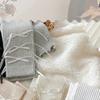Middle Length Cotton Leg Warmers Decorative Bows Detail Leg Sleeve Socks For Winter Sports And Indoor Comfort