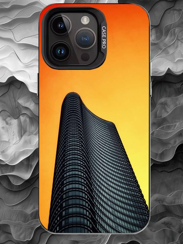 

A-Архитектурная эстетика Чехол для телефона Для iPhone 17 16 15 14 13 12 11 Pro Max Plus Серебристый Матовый Черный Чехол iPhone15plus