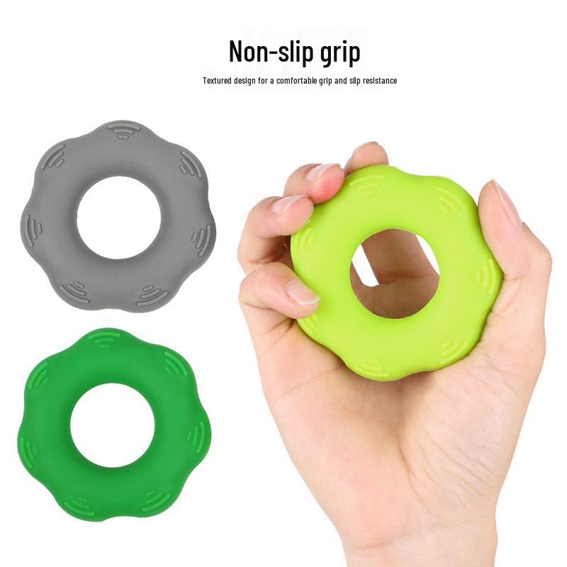 Silicone Gear-Shaped Hand Grip Exerciser with Massage Bumps for Men & Women