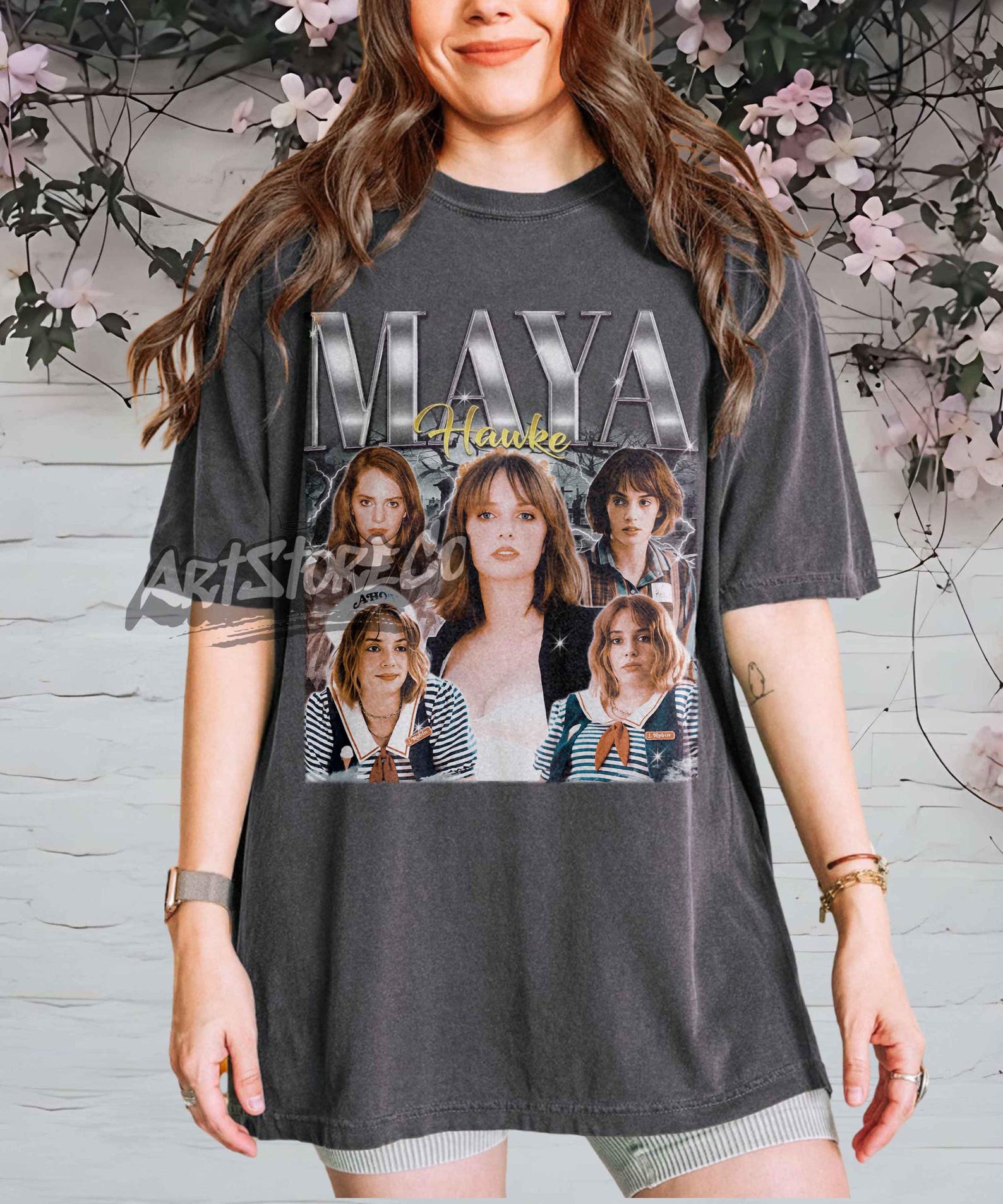 Maya Hawke Graphic Tee, Retro Indie Movie Apparel 2XL