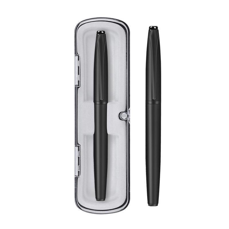 Penna Sfera di Lusso in Metallo con Scatola Regalo - Logo Personalizzabile, Finitura Elegante, Perfetta per l'Ufficio o come Regalo