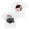 Biała Koszulka Slipknot Dark 100% Bawełna Koszulka z Graficznym Nadrukiem Męska Damska Letnia Streetwear Top