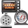Temperature Gauge Oven Thermometer Kitchen 74*61*34mm Cooking Thermometers For Pizza Ovens Kitchen Tools Silver