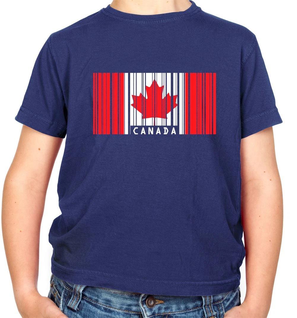 Canada Barcode Style Flag - Kids T-Shirt - Canadian Leaf Toronto Love 100