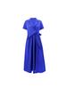 Women's Casual Elegant Slim A-line Dress - Short-Sleeved, Lapel Design