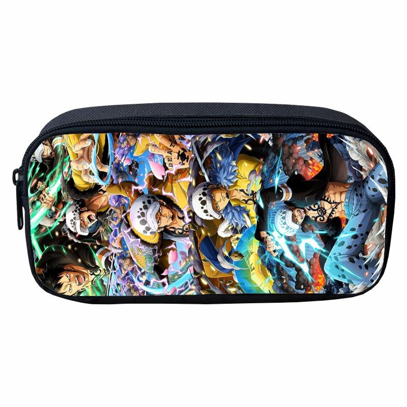 Children's Cartoon Pirate King Pencil Case - Stylish Storage for School Supplies