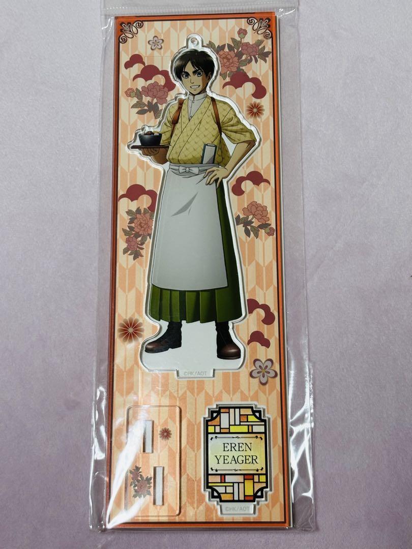 

[USED] Attack on Titan Sweets Paradise Acrylic Stand Keychain Eren 2018 Rare