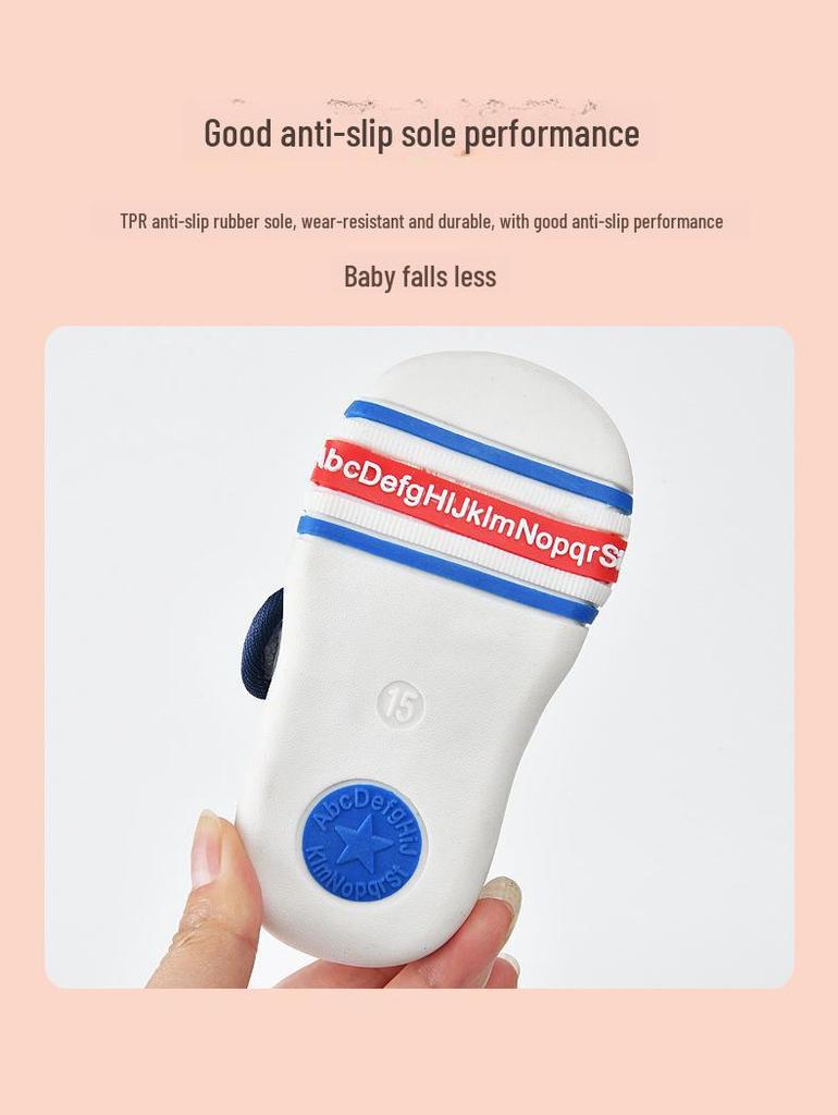 Sandale de vară pentru fete pentru bebeluși pentru 0-2 ani Pantofi anti-alunecare din plasă cu talpă moale