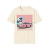 240SX Pink T-Shirt JDM S13 Great Wave Japanese Art Car Graphic Tee