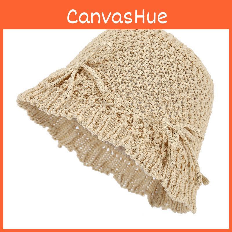 Korean Style Striped Knit Cap With Sunshade And Adjustable Fit For All Seasons