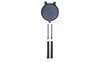 Direct-heat pancake maker with detachable handle, separate top and bottom sections, single-serving, lightweight, non-stick coating, easy to clean, ful
