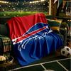 Buffalo Basketball Art Blanket Lightweight Flannel Bedding Blanket Perfect for Travel, Camping, Living Rooms, Offices, Sofas, Fan Christmas Gift