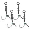 Carp Fishing Ronnie Rig Matte Screw Looped Fishing Rig with PTFE Coating for Freshwater Saltwater