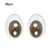 50pcs High Transparency Doll Eyes Accessories Crystal Simulation Glass Eye Patches