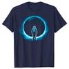 Funny Black Hole Physics Universe Graphic T Shirts Men Cotton Humor Streetwear Tee Shirt Short Sleeve Unisex Loose Clothing