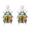 Trend Pastoral Exaggerated Acrylic Insect Earrings Earrings Punk Personality Fashion Vacation Women's