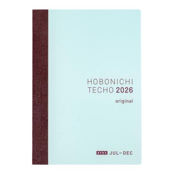 Hobonichi Techo 2026 original avec [A6/1 page per day (second half only)/July/starts on Monday]