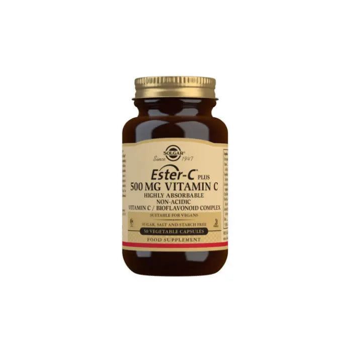 Solgar Ester-C Plus 500 Box of 50 Vegetarian Capsules