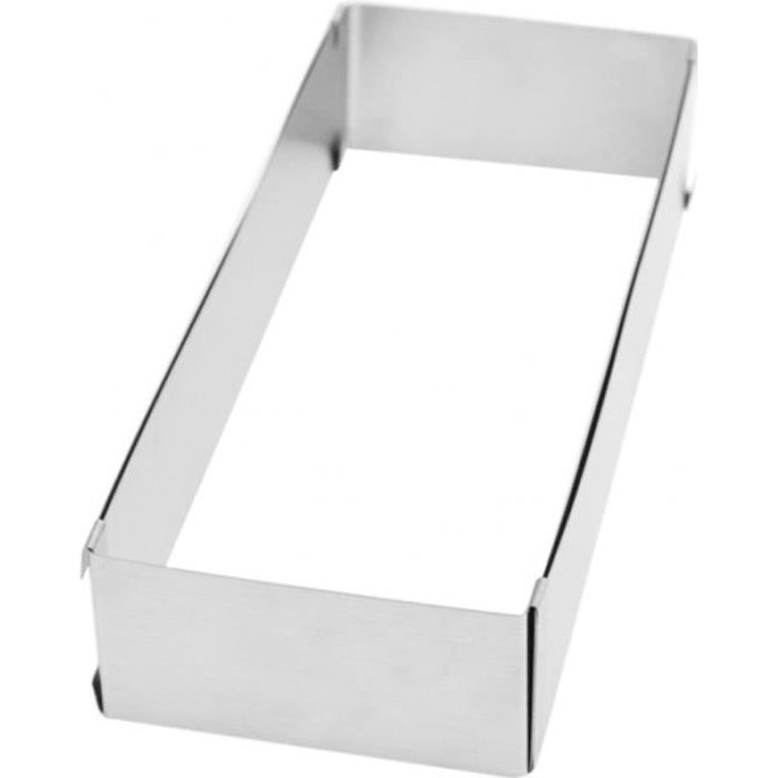 Cadre pâtissier extensible - Inox - de 25 à 48 cm