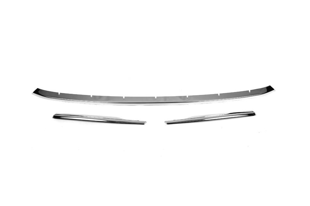 Bumper Pads (3 Pcs, Stainless) for Volkswagen Caddy 2015-2020