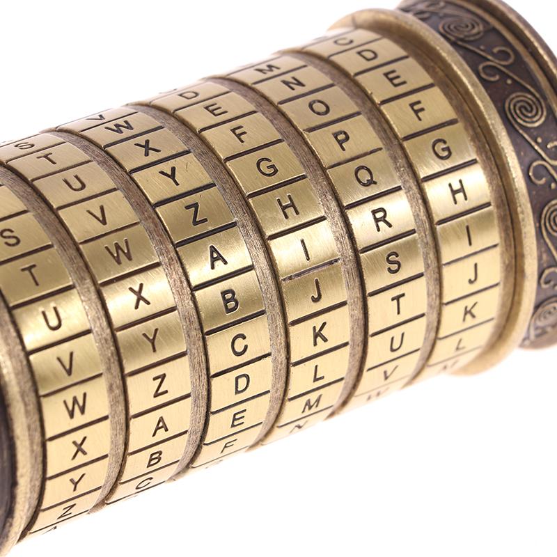 Codice Da Vinci Giocattoli Lucchetti in metallo Cryptex Regali di nozze Regalo di San Valentino