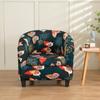 Spandex Stretch Tub Chair Cover Club Chair Cover Bar Small Sofa Slipcovers Bar Counter Couch Slipcover With Seat Cushion Covers