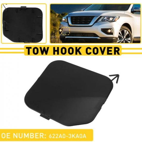 Front Bumper Tow Hook Eye Cover Cap For 2013-2017 Nissan Pathfinder EXV