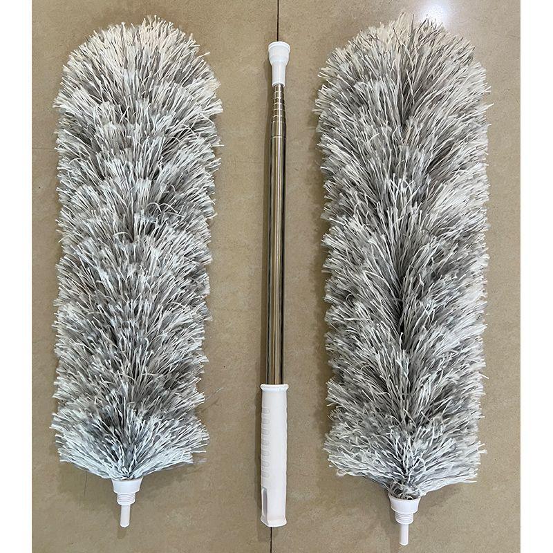 Telescopic Electrostatic Feather Duster for Ceiling and Cobweb Cleaning
