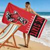 Serviette de plage Wolfpack de l'État de Caroline du Nord, Grande Serviette Douce à Séchage Rapide pour Plage Camping Natation