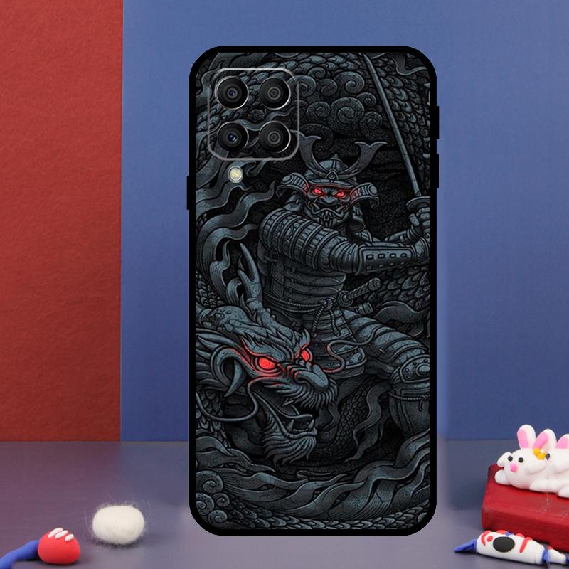 Japanese Style Samurai Art For Samsung Galaxy M12 M13 M33 M23 M53 M15 M55 M31 M51 M14 M34 M54 M20 M32 M52 Phone Case