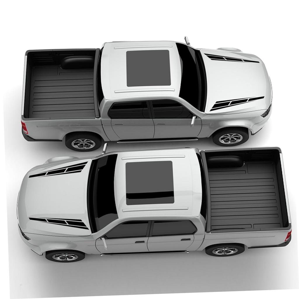 BUGUUYO 1 Pair Car Hood Sticker Universal Hood Sticker Car Sticker Exterior Waterproof Car