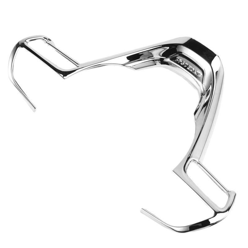 Car Steering Wheel Button Frame Cover Trim For Jeep Grand Cherokee WK2 2014- Decoration Sticker Silver