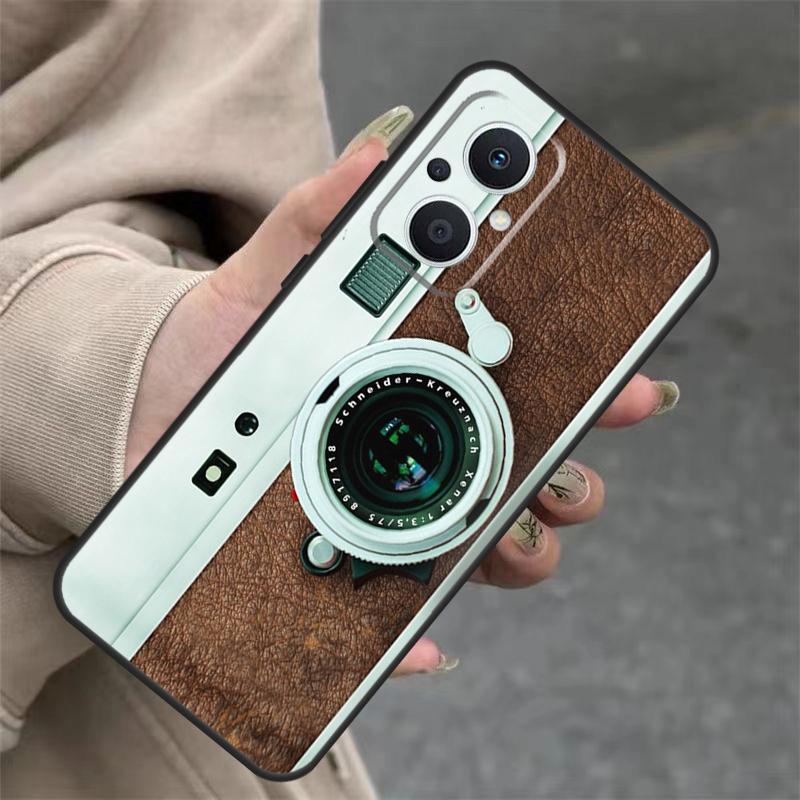 

Retro Camera Vintage Case For OPPO Reno 7 8 Lite 10 11 12 13 14 Pro 8T 12F 13F 14F OPPO Find X8 X6 X9 Pro Cover OPPO Reno8 Pro