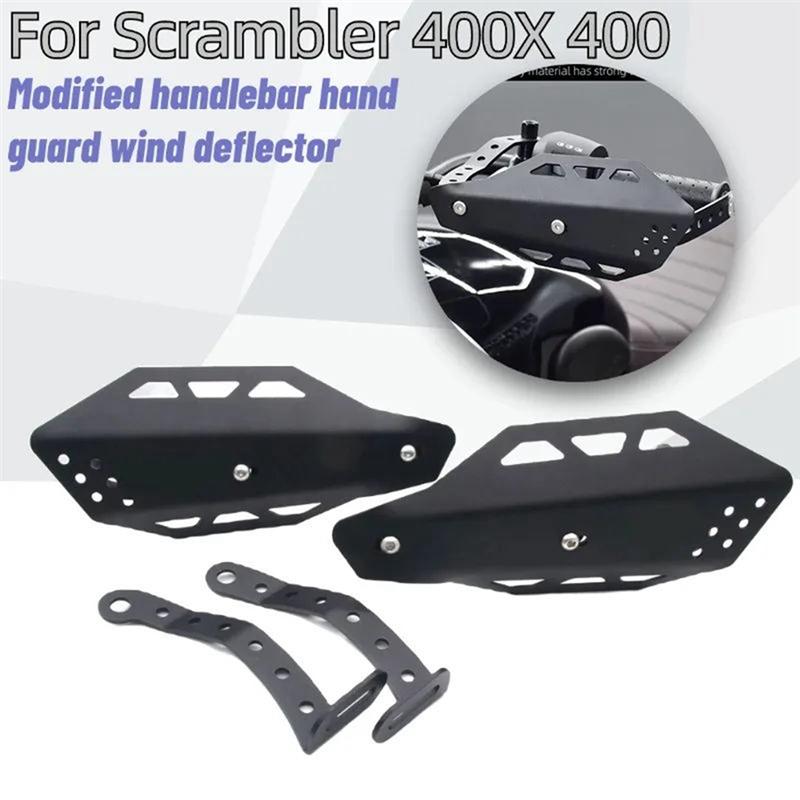 A51K-Motorcycle Handle Bar Protection Cover Handguard Hand Shield Protector For Speed 400 Speed400 Scrambler 400X