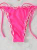 Sexy Triangle Micro Bikini 2026 Women Swimsuit Two-pieces Swimwear for Female Beach Wear Lace Up Bikinis Sets Thong Bathing Suit