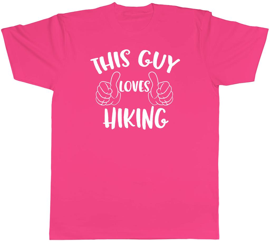 This Guy Loves Hiking Unisexs Unisex TShirt Tee
