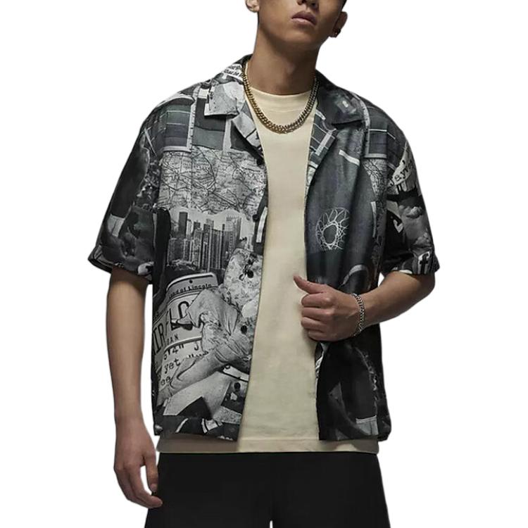 New Jordan Shirt Men's Charcoal Gray FV7312-133