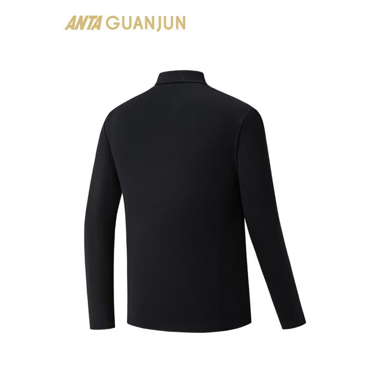 Anta Men's Champion All-Weather Brushed Half-Zip Knit Shirt