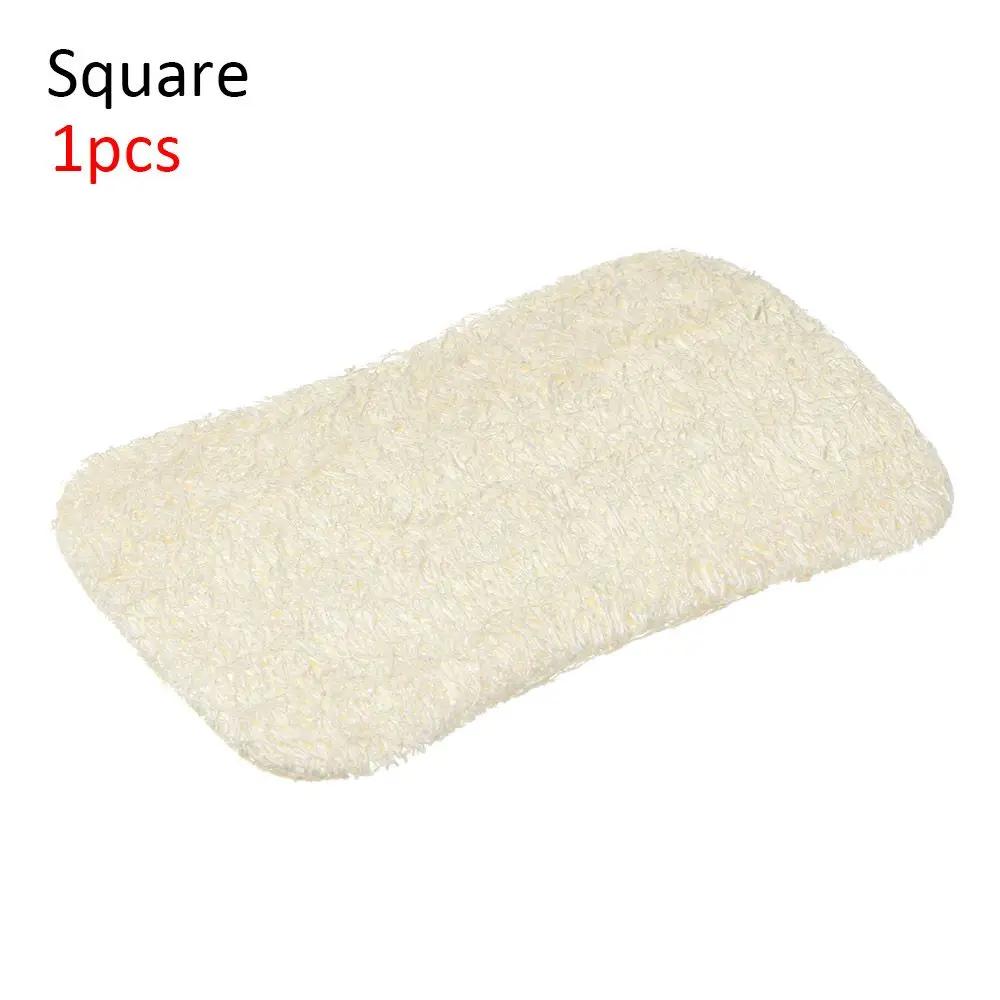 1/5pcs Decontamination Reusable Non-stick Oil Microfibre Sponge Dish Washing Cloth Cleaning Sponge Pot Bowl Brush