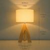 Linen Lampshade Table Lamp Linen Fabric Shade Desk Lamp Vintage Bedside Lamp  Bedroom