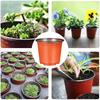 100pcs 10cm Seeding Nursery Pot Soft Plant Nursery Pots Flowerpot Plastic Grow Box Home Garden Planting Accessories