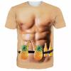 3D Print Funny Muscle Graphic T Shirt for Men Women Short Sleeve Ugly Tee Shirts Clothes Mens Novelty Party Cosplay Tshirts