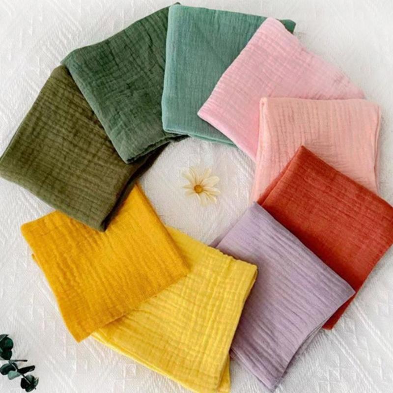 Thick 4 Layer Face Towel Soft Absorbent Baby Square Towel Comfortable Washcloths for Newborns 3pcs Set 25x25cm