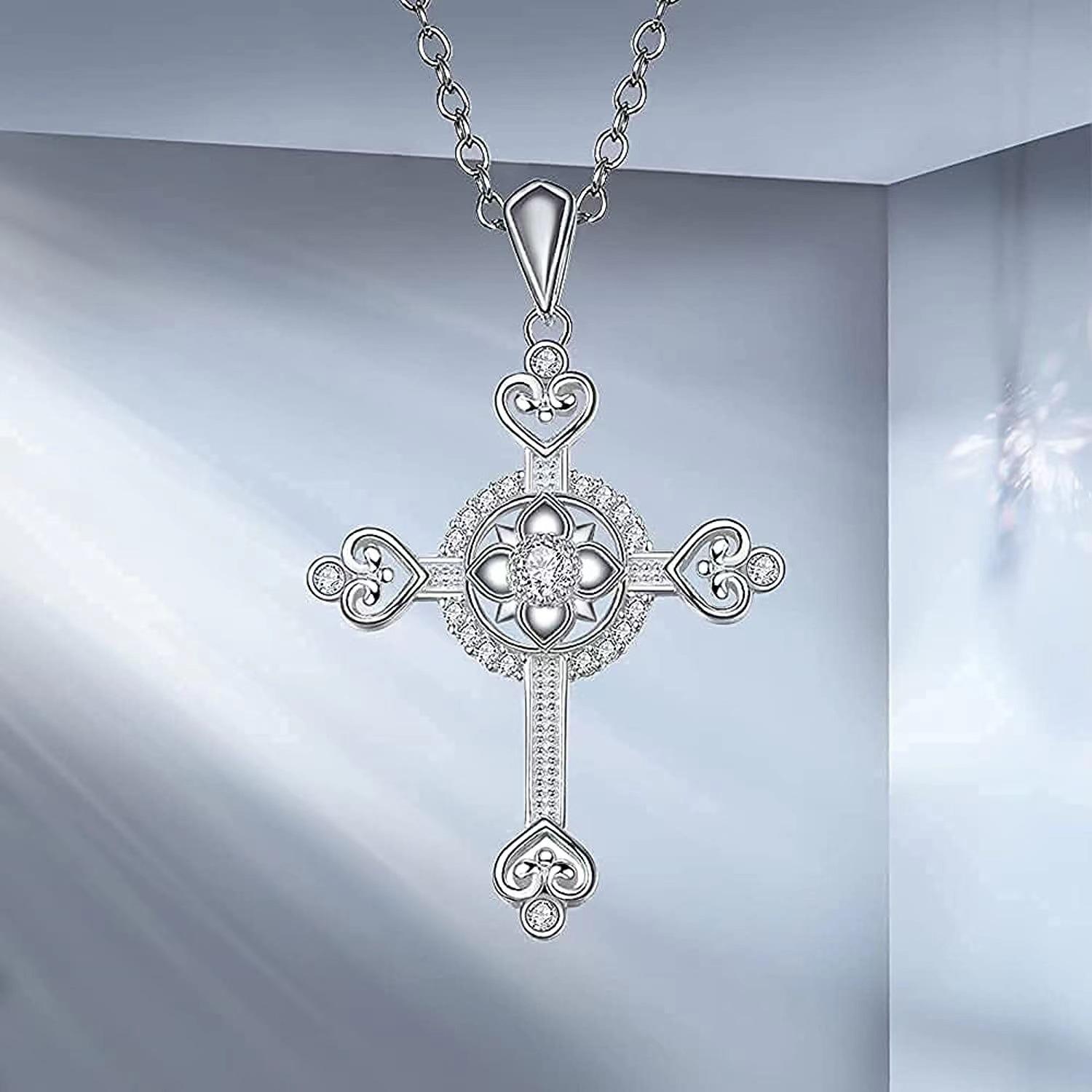 

Ожерелье в стиле хип-хоп и винтажной любви в стиле панк, простое, милое, крутое, темное, ветровое, крестообразное